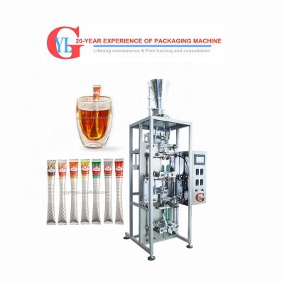 China Plastic Or Aluminum Film Bag Professional Customize Automatic Perforated Inner And Outer Packaging Stick Granule Sticks Tea Stick Machine for sale