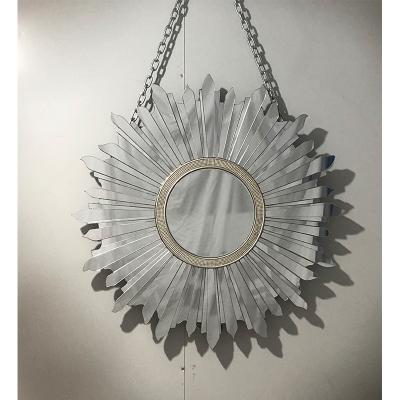 China Modern Sun Wall Mirror For Decor for sale