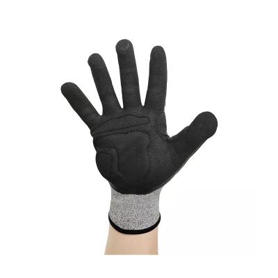 China Anti-smash General Factory Warehouse Motor Assembling Tpr Protection Strong Resistant Cut Glove For Glass Industry for sale