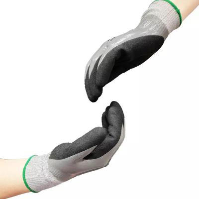 China Anti-slip Promotion 13 Gauge Ce Level 5 Cut Resistant Safety Heavy Duty Work Safety Impact Rigger Gloves for sale