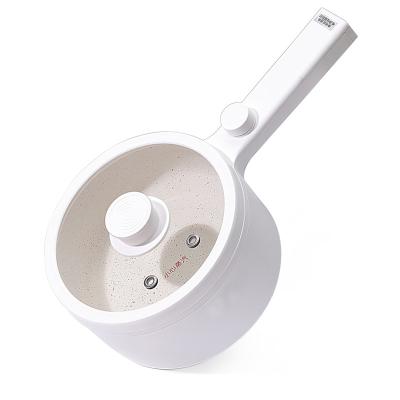 China Mini Frying Pan 1.5L Outdoor Electric Hot Pot Portable Nonstick Nonstick Small Pot Pan for sale