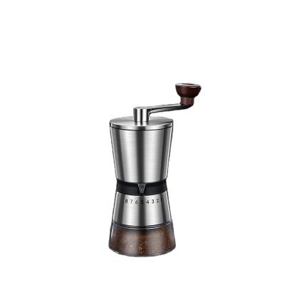 China Portable Car Manual Coffee Grinder Professional Conical Ceramic Grinder Stainless Steel Grinder Easy To Clean for sale