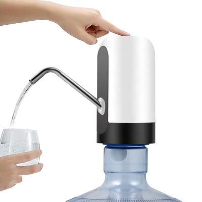 China One-Button Operation Water Bottle Pump 5 Gallon Water Bottle Dispenser USB Charging Automatic Drinking Water Pump for sale