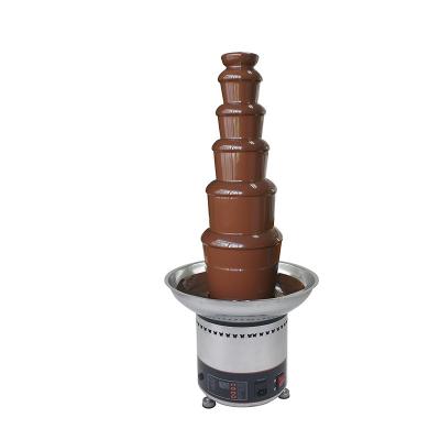 China Easy Operation Chocolate Fountain Machine With Four To Seven Layers Of Creative Chocolate With Heating Hot Pot Machine for sale