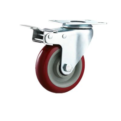 China Universal Castors 2.5-5inch Rubber Casters Universal Spinning Wheels Industrial Heavy Duty Casters Swivel Industrial Roller For Trolley for sale