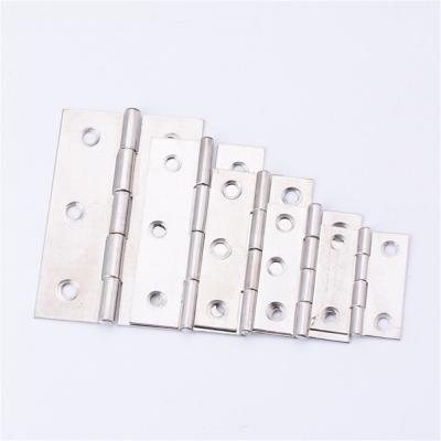 China High Quality Stainless Steel Door Hinge Wholesale Price Square Corner Steel Door Hinges Round Corner Spring End Pivot Furniture Hardware Accessory for sale