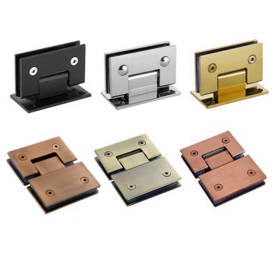 China 90/135/180 Degree Hinge Stainless Steel Flange Shower Door Hinge Durable Glass Shower Door Hinge Heavy Duty Hardware for sale