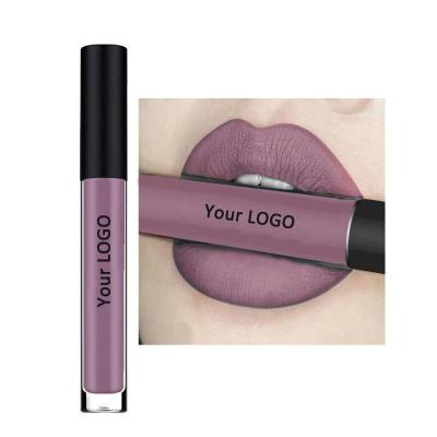 China Wholesale Custom Mini Nude Waterproof Lipstick With Color Logo Vegan Liquid Matte Lipgloss Lipsticks Own Private Label Lip Gloss for sale