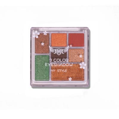 China Non-fading Sweatproof Waterproof Seven Color Pearl Shining Waterproof Eyeshadow Easy To Color Wet Eyeshadow for sale