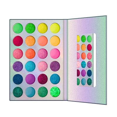 China Waterproof Factory Supplying Cosmet Spartkle Colored Eyeshadow for sale