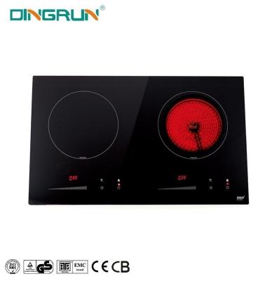 China Hotel Kitchen Appliances Infared Purpose Induction Cooktop Double Burner Built-in Desktop Induction Cooker for sale