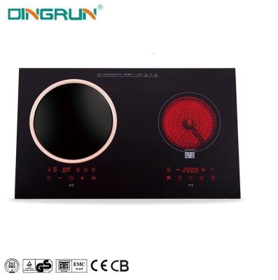 China Hotel Made In China High Quality Infrared Induction Cooker 2500W Induction Cooker 2 Heads for sale