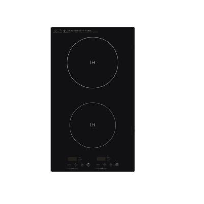 China Hot Sale Hotel Double 2 Burner Function Induction Cooker Microcomputer Buttons Led Induction Stove for sale