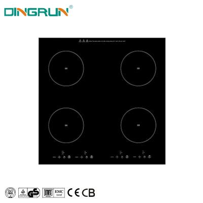 China High Quality Hotel Home Appliance 4 Burner Induction Cooker Control Infared Cooker Hard Induction Cooktop for sale