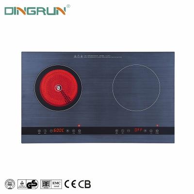 China High Quality Hotel Induction Cooker 2 Burner Induction Stove 2000W Two Plate Ceramic Cooker for sale