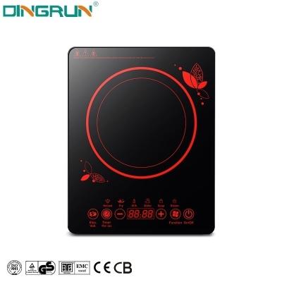 China High Quality Eco-friendly Induction Touch Control Electric Hob Cooker 2000W Electric Induction Portable Induction Cooker for sale