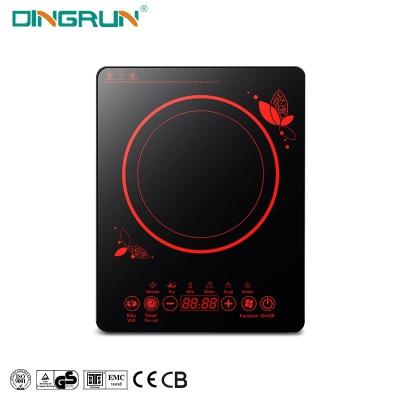 China Hotel Hot Sale Induction Cooktop 2000W Dish Induction Cooker Portable Single Induction Hob for sale