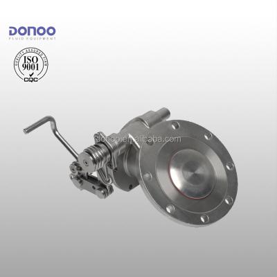 China Tanker Truck Stainless Steel Bottom Loading Suction Valve for sale