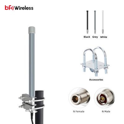 China LoRa 4G 5G Helium Omni Base Station 433mhz 915mhz 868mhz Dual Band Fiberglass Antenna 40-140cm High Gain Fiberglass VHF/UHF HNT FRP Customizable for sale