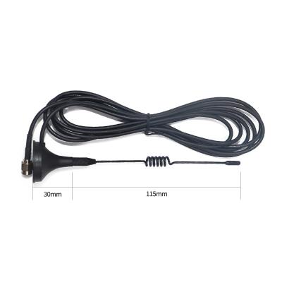 China 5dBI Customizable Magnetic Rubber Base 2.4G Antenna Communication Antenna With RG174 Cable BW2.4GXWX115-10Z for sale