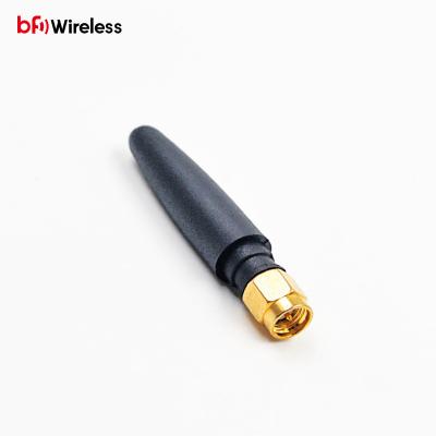 China Customizable 433Mhz 915Mhz GSM 4G 5G Frequency Rubber Antenna With Sma Connector BW433JWX50-10ZJ for sale