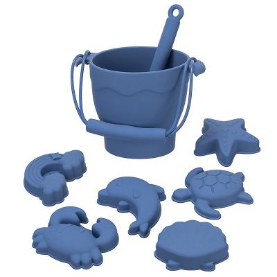 China Chinese Soft Toy Maker Bpa Free Silicone Sand Toys For Beach Toy Set Baby Sand Bucket Kids Summer Beach Toys Set for sale