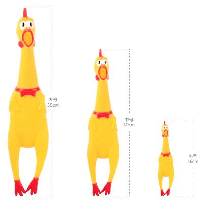 China 2022 Amazon Pet Training Toy Viable Hot Selling Latex Chicken Toy Chicken Fun Dog Screaming Squealing Screaming Toy for sale