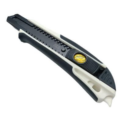 China Promotional Custom Made ABS Plastic High Quality Tpr Plastic ABS Compact Slim Utility Knife Tool for sale