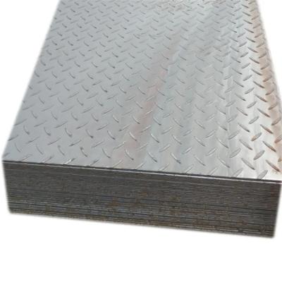 China Boat Plate Customized 304 316 Embossed Checkered Stainless Steel Plate for sale