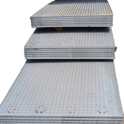 China Ship Plate Construction Material Carbon Standard Hot Rolled Steel Checkered Plate Q 235B Q 345 Checked Steel Sheet for sale