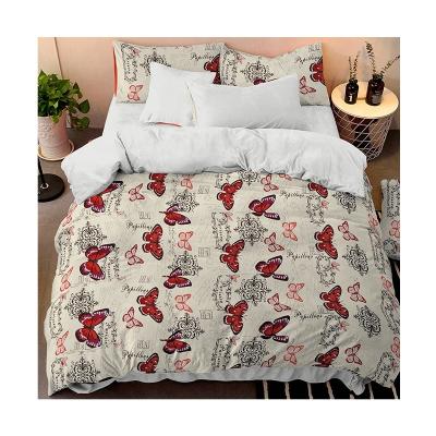 China Tear-Resistant 100% Polyester Microfiber Africa Designs Scatter Print Bed Sheet Fabric for sale