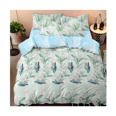 China Good Brushed Polyester 100% Microfiber Tear-Resistant Scatter Print Bed Sheet Fabric for sale