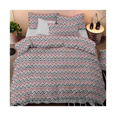 China Hot Selling Tear-Resistant Printed Brushed Bed Sheet 100 Polyester Microfiber Fabric for sale