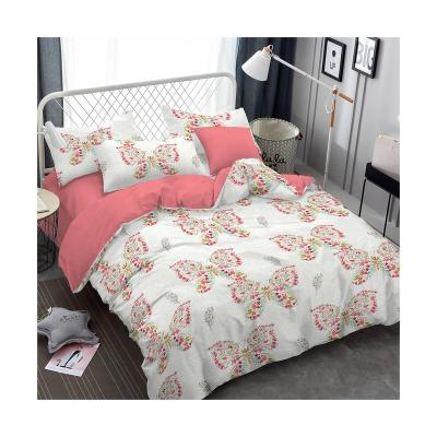 China Lovely Butterfly Design Hot Sale Tear-Resistant Bedding Microfiber Hometextile Fabric for sale