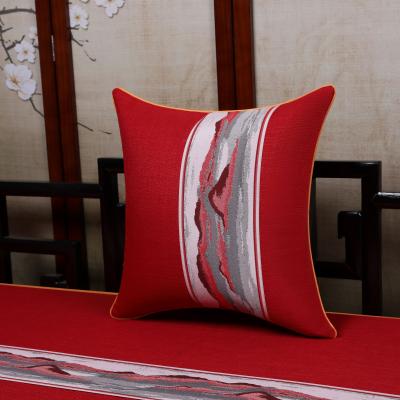 China High Quality Viable Size Canvas Ergonomic Pillow Belt Solid Color Parquet Solid Color Pillow Cover for sale