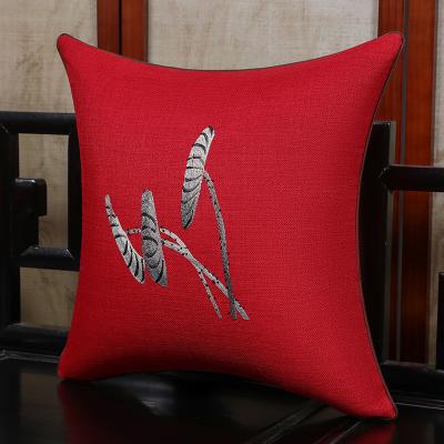 China Viable Custom Embroidered Interior Flower Decoration Furniture Upholstery Sofa Pillow Pillow for sale