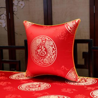 China Sustainable Fabric Embroidered Pillow Embroidered Furniture Decorative Pillow Custom Pillow Cover for sale