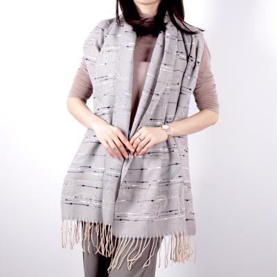 China 2021 Latest Design Casual Hot Brand Main Logo Printed Scarf Shawls Women Long Scarves for sale