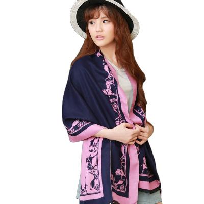 China Keep Warm 2021 New Fashion Multiple Color Scarves Keep Warm Scarf And Shawl Dual Purpose for sale