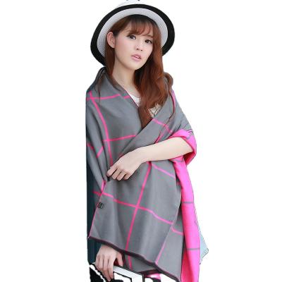 China Keep Warm 2021 New Design Plaid Scarf Keep Warm Scarf Fashion Long Cashmere Scarves for sale