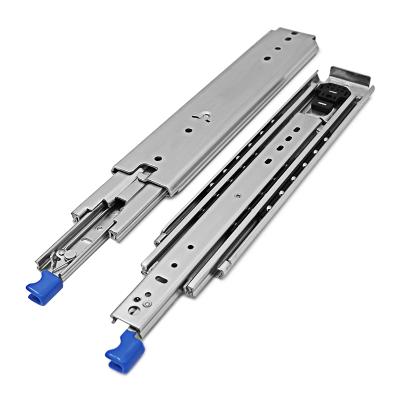 중국 Full Extension Company Ball Bearing Slide 3 Fold Telescopic Rail With Locking Function 판매용