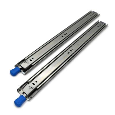 China Heavy Load Triple Self Locking Telescopic Slide For Drawer for sale