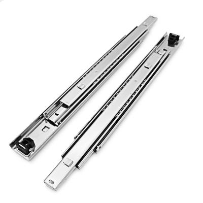 China Heavy Load Bayonet Adjustable Support Rail For Sideboards / Drawer Slide Telescopic Channel for sale