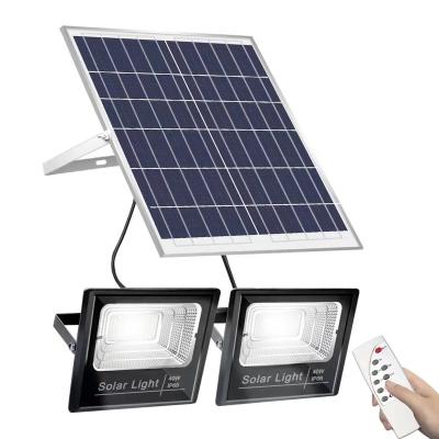 China Wholesale 65W 100W 200W Residential Solar Light Two Light Waterproof Solar Outdoor Lamps Solar Wall Light for sale