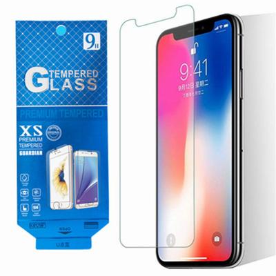 China Shockproof Anti-scratch And Scratch Tempered Glass Protector For iPhone X Screen Protector 9H Tempered Glass for sale