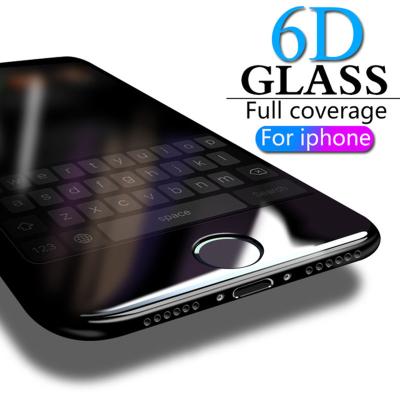 China High Quality Anti-scratch 5D 6D Tempered Glass Screen Cold Cut Protector For iPhone Xs Max Glue Covered Tempered Glass Film Full for sale