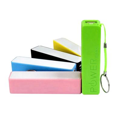 China Promotional 2600mah Bank, 2019 Hot Products Square Column Portable New Gift Consumer Electronics Travel Power Charger for sale