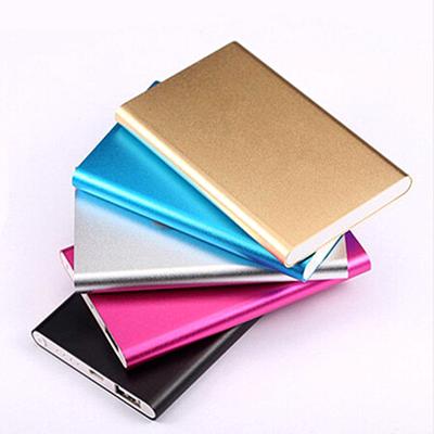 China Hot Sale Power Bank 5000mAh Christmas Gift Ultra Thin 5000mAh Mini Power Bank With Custom Logo for sale