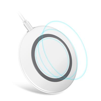 China Ideal Desktop Mobile Phone UFO Wireless Charger with Led Light Around Charging Pad for Samsung Galaxy A8 UFO Wireless Charger for sale