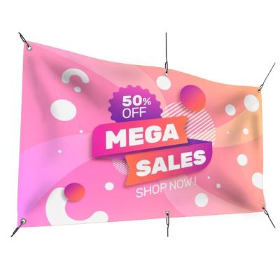 China Indoor Outdoor Advertising Advertising And Promotion High Quality Custom PVC Vinyl Wall Flags Banner And for sale